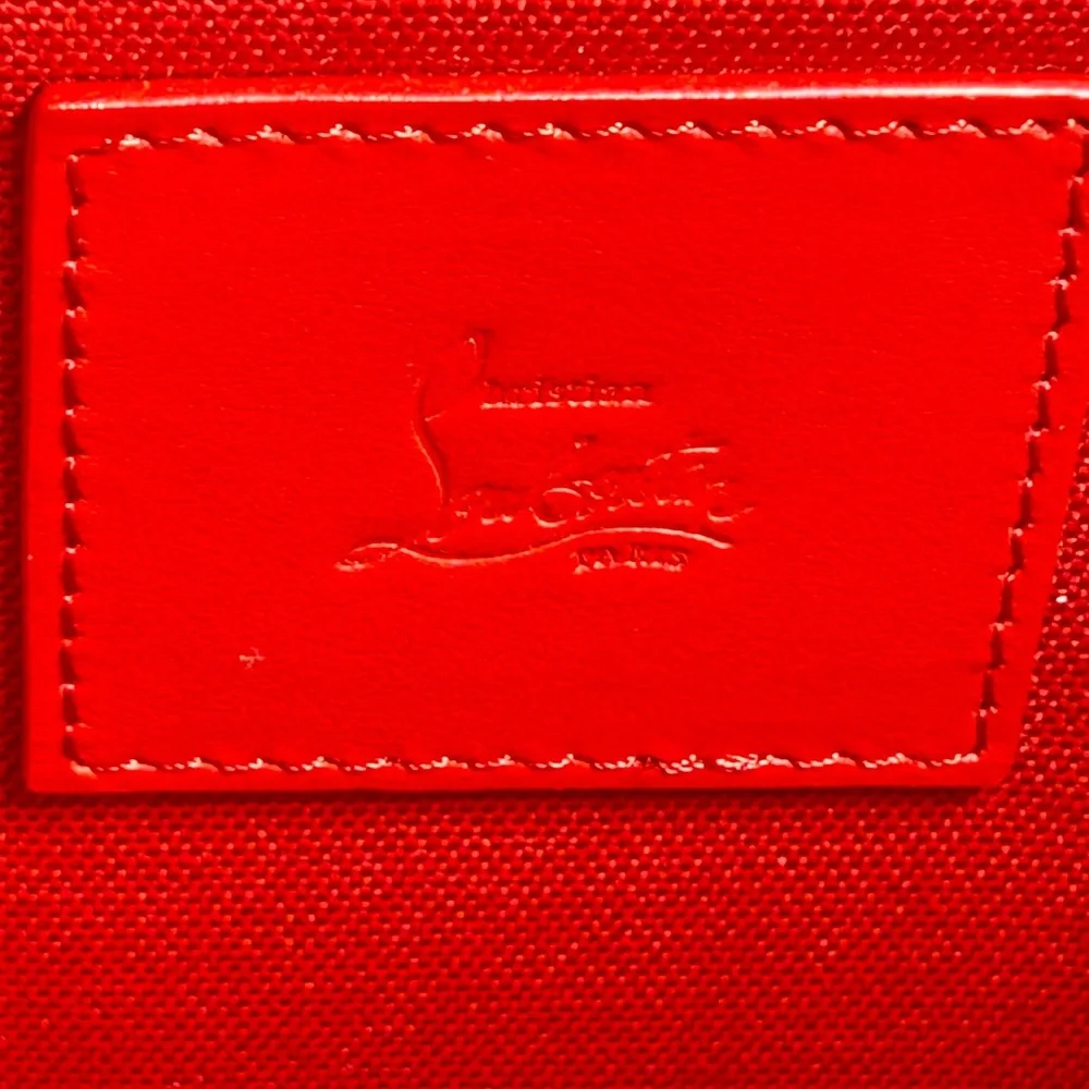 CHRISTIAN LOUBOUTIN BY MY SIDE E/W LARGE TOTE SHOULDER BAG BLACK CL MONOGRAM NEW - Picture 15 of 16